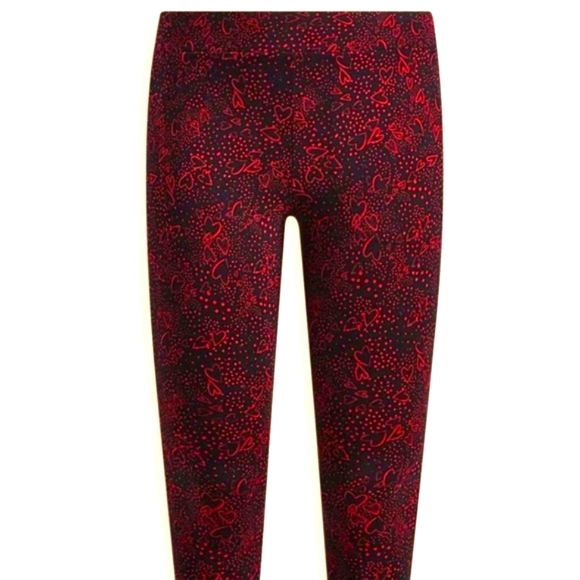 ❤️NWT VINTAGE TORRID LEGGING - POCKETS PREMIUM HEARTS PRINT HIGH RISE PLUS SIZE - Picture 7 of 10